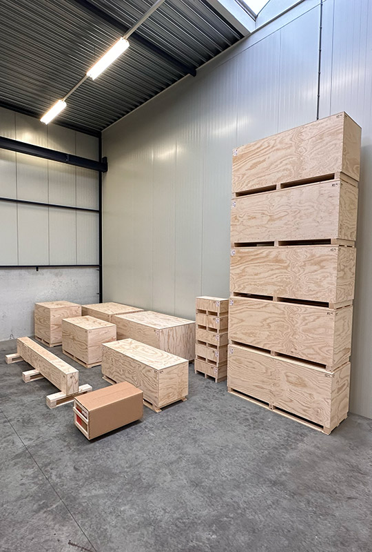 Diverse soorten verpakkingen van AML